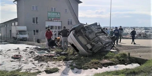 accident minor cascadorii pe șosea jpg