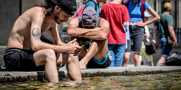 canicula val de caldura in Koln Germania 19 iulie 2022 Foto EPA EFE jpg