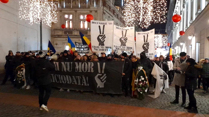 Marșul "Eroii nu mor niciodatâ" FOTO Ștefan Both