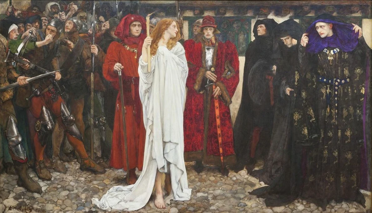 Penitența lui Eleanor Cobham, pictură de Edwin Austin Abbey din 1900