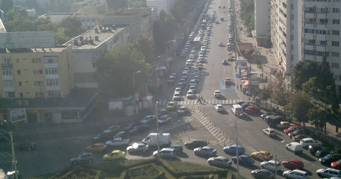 Aglomeraţie pe bulevardul Socola