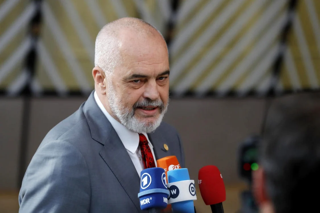 Premierul albanez Edi Rama FOTO EPA-EFE