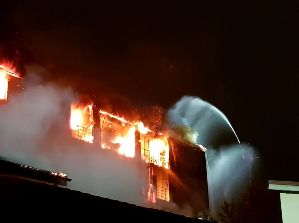 Incendiu într-un bloc din Cisnădie Sibiu Foto ilustrativ