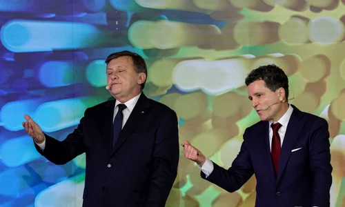 Crin Antonescu și Nicușor Dan FOTO Inquam Photos / Octav Ganea