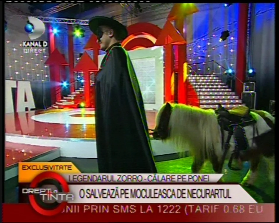 Cristi Marin, Zorro pentru Mariana Moculescu FOTO: Kanal D