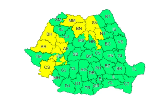 Ninsori puternice în mai multe județe FOTO meteoromania.ro