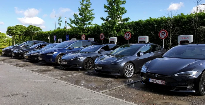 Mașini electrice Tesla/ FOTO:Arhiva