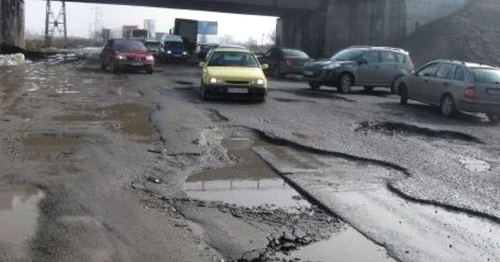 Ieşirea din Ploieşti spre Târgovişte arată înfiorător - imagine arhivă ADS Ploieşti