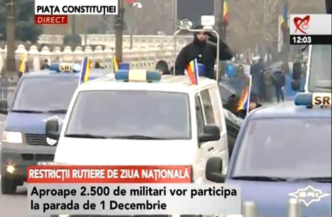 
    Peste 2.500 de militari vor defila luniCaptură Realitatea TV  