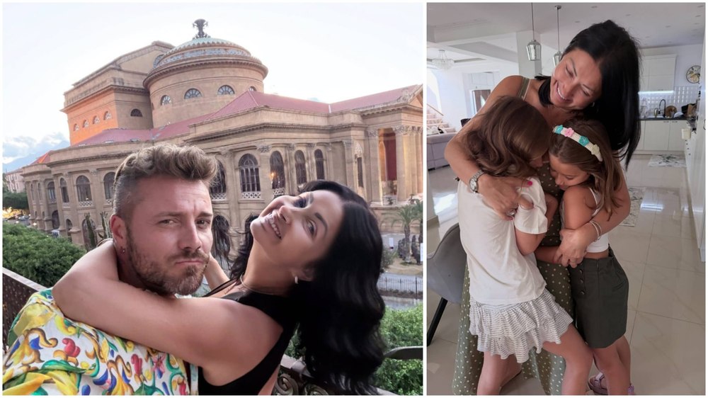 Gabriela Cristea și Tavi Clonda, alături de fetițele lor în prima zi de școală. Cât de mari au crescut Victoria și Iris