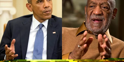 Barack Obama si Bill Cosby colaj FOTO AP