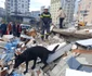 Imagini din timpul misiunii de căutare-salvare a echipei RO-USAR, pentru recuperarea celor trei persoane surprinse sub dărâmături.