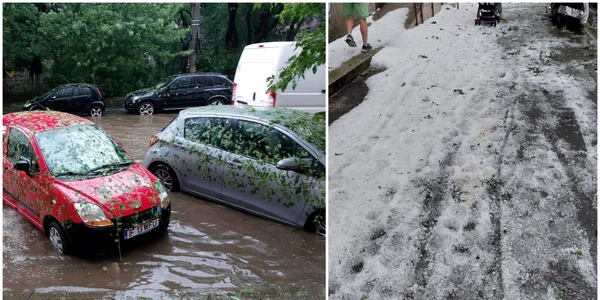 Drumul Taberei dupa ploaie FOTO Adevărul / Mihai Epure 