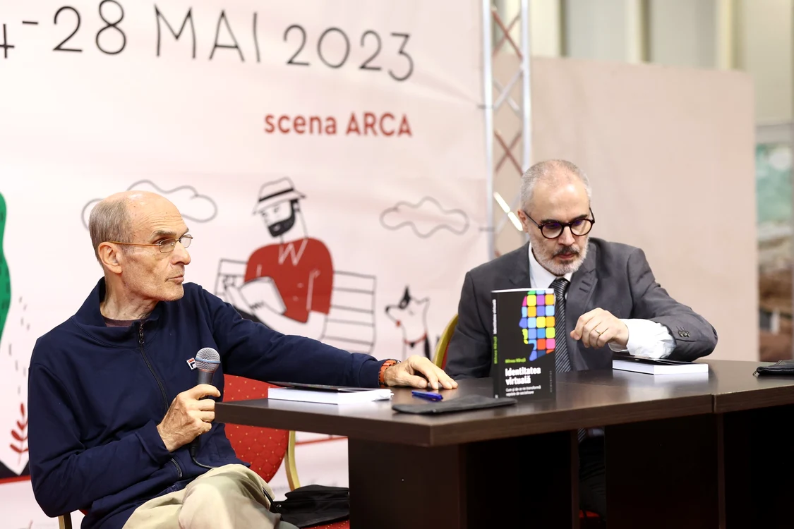 Cristian Tudor Popescu a participat la lansarea cărții lui Mihnea Măruță FOTO: Bookfest