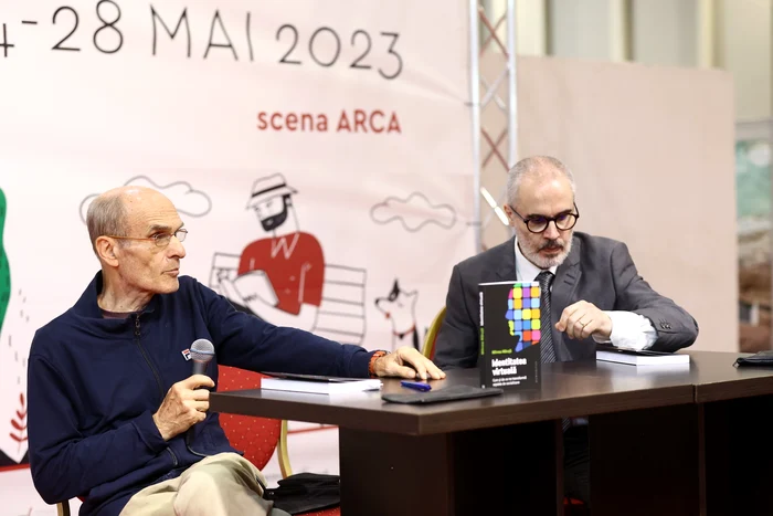 Cristian Tudor Popescu a participat la lansarea cărții lui Mihnea Măruță FOTO: Bookfest