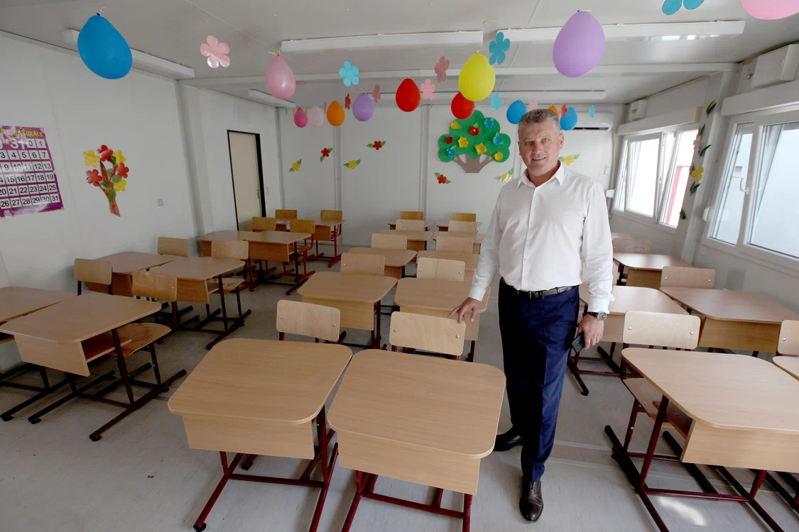 Viceprimarul Constantin Mitran a fost să vadă în ce condiții învață copiii