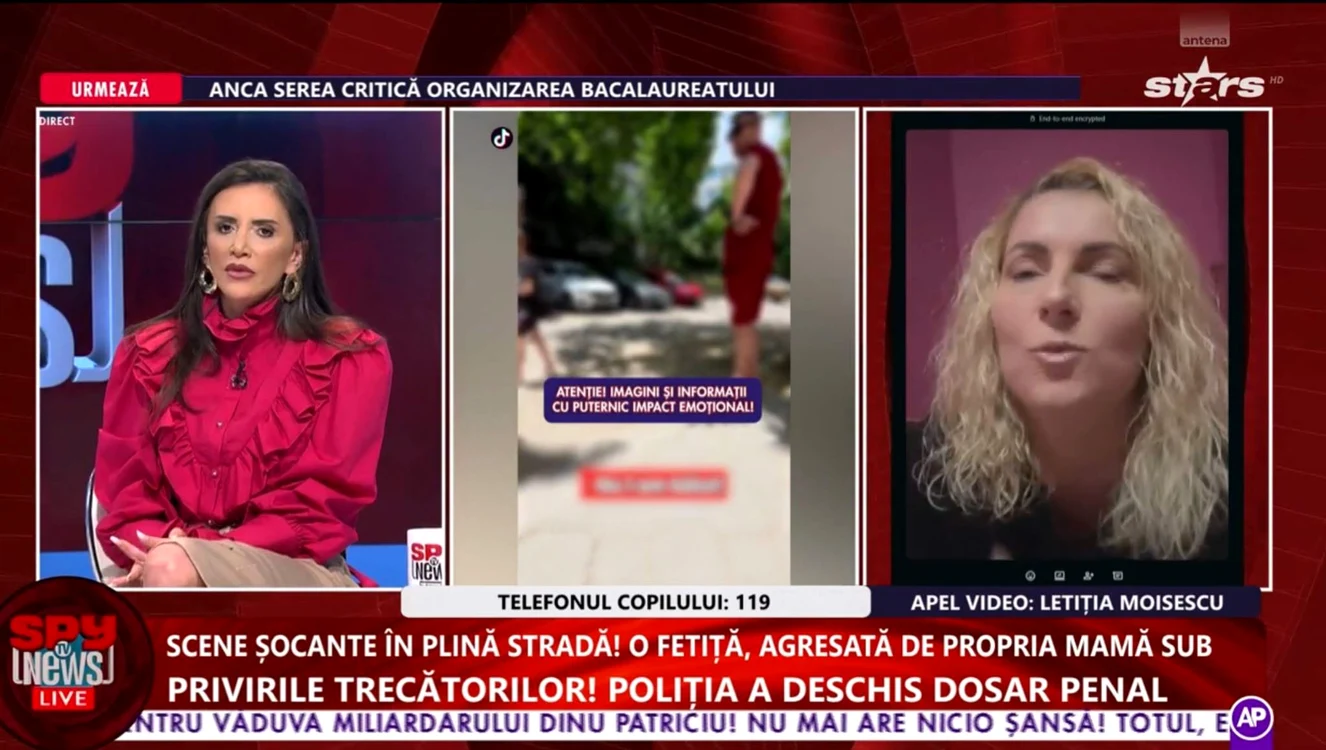 Mara Bănică și Letiția Moisescu. Foto: captură video 