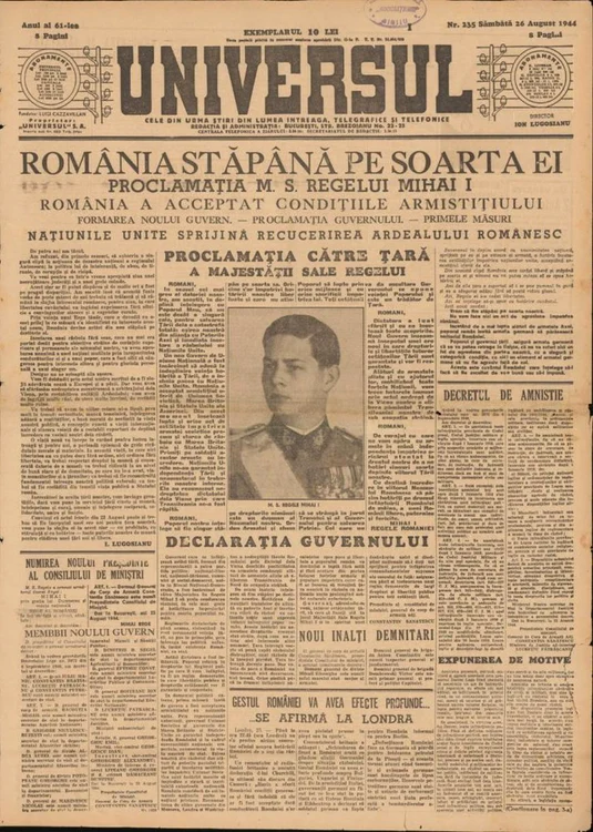 Presa a primit cu entuziasm decizia Regelui Mihai, dar nimeni nu știa ce va urma