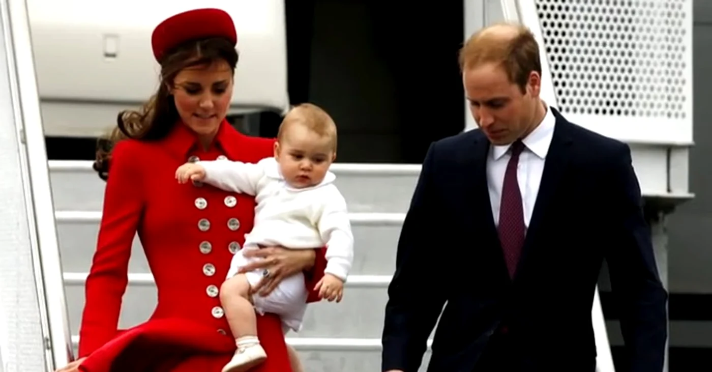
    Noul bebeluș regal este al doilea copil al cuplului, după prinţul George, care s-a născut pe 22 iulie 2013captură: YouTube  
