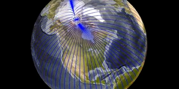 polul nord magnetic