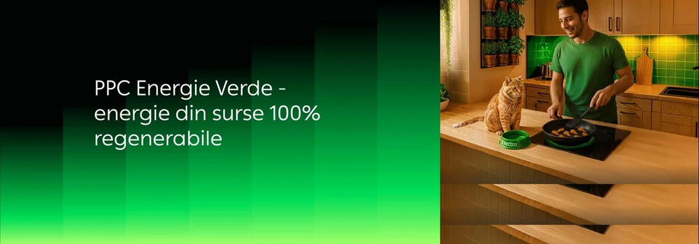 PPC Energie lansează oferta PPC Energie Verde — energie 100% regenerabilă la un preț „verde” (preț garantat timp de 1 an)
