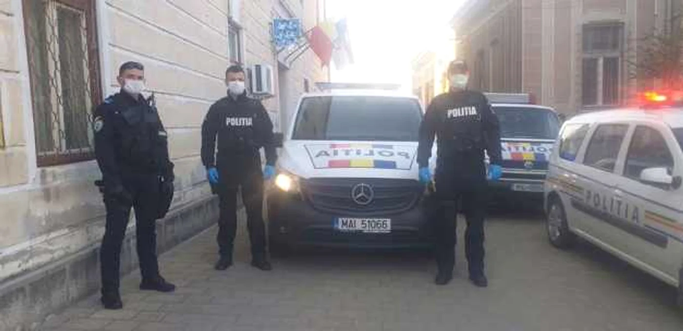 Politiştii l-au amendat cu 10.000 de lei FOTO Prefectura Sălaj