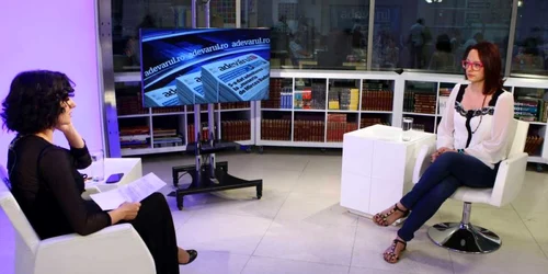Sabrina Vlăsceanu la Adevarul Live FOTO Marian Iliescu
