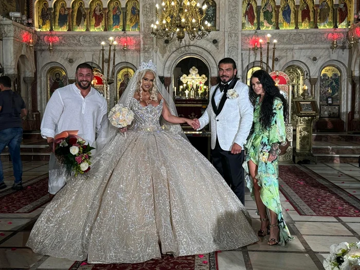 Anda Adam, mireasă extravagantă FOTO: CLICK