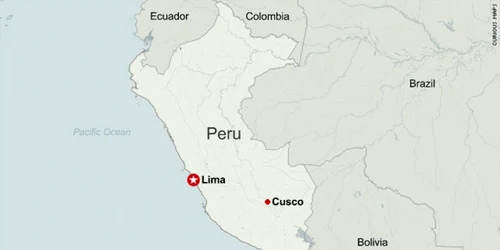Harta Peru FOTO CNN