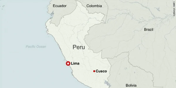 Harta Peru FOTO CNN