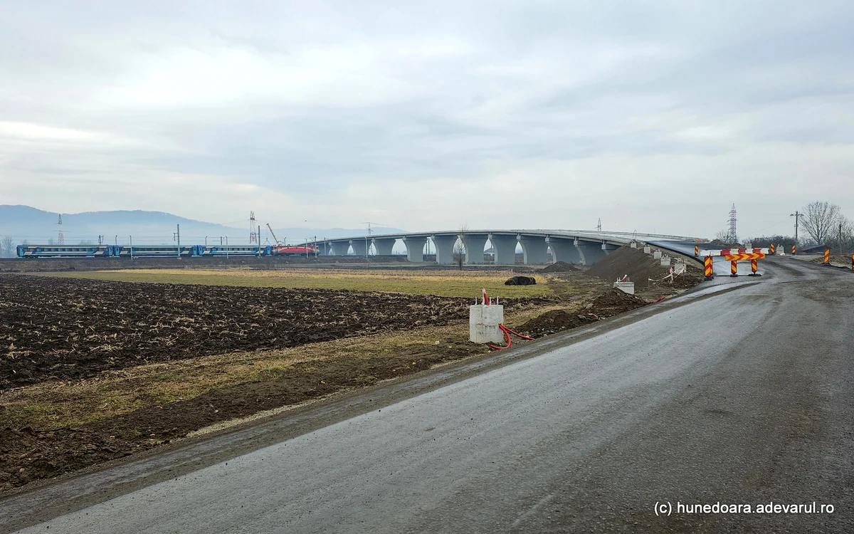 Noul pasaj de la Ilia. Foto: Daniel Guță. ADEVĂRUL.