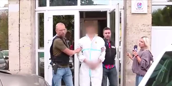 Presupusul complice al cetățeanului turc care a deschis focul spre o terasă din Centrul Vechi a fost reținut.  FOTO: captură video Digi24