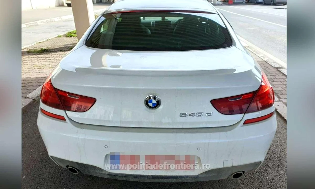 BMW confiscat FOTO Politia de forntiera