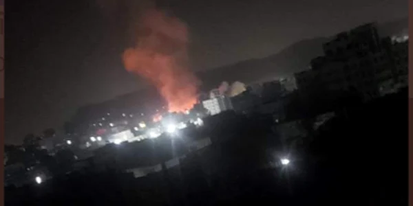 Pe rețelele sociale au apărut imagini cu explozii în Iran după atacuri cu drone FOTO Twitter