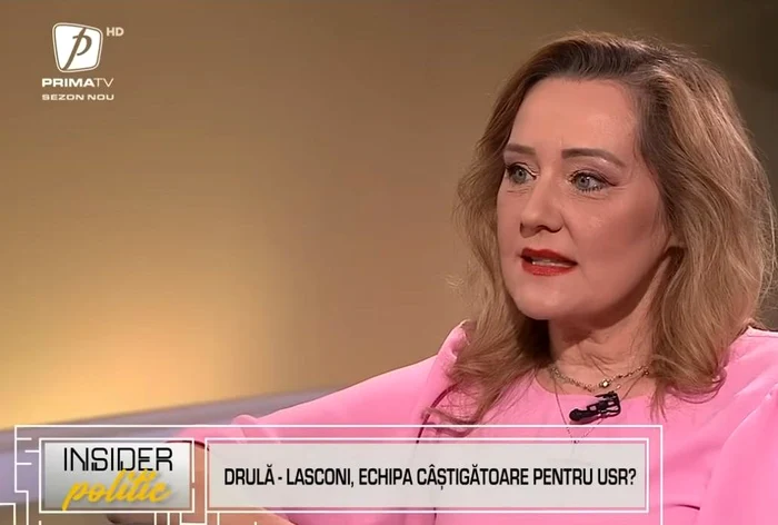 Elena Lasconi, la emisiunea Insider Politic SURSA Youtube