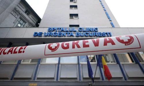 Grevă de avertisment de două ore a personalului de la spitalul de urgență Floreasca organizată de federația Sanitas, în București, 20 iulie 2026 Inquam Photos George Călin (7) jpeg