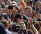 klaus iohannis la blaj. foto captura video