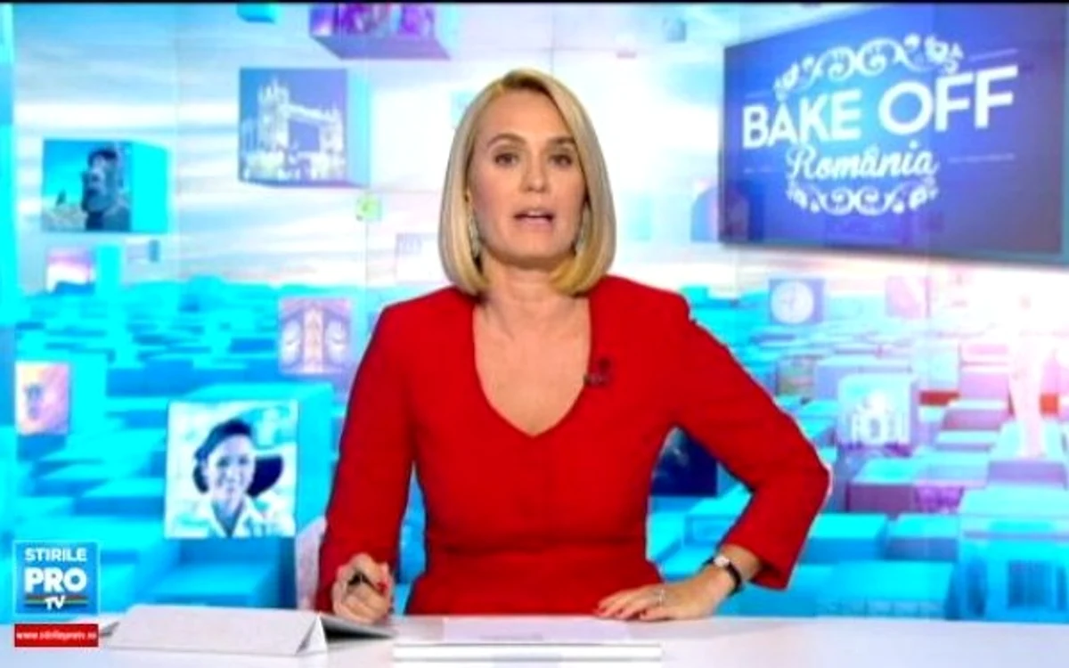Lansarea „Bake Off România” a fost anunțată cu mare tam-tam la Știrile PRO TV prezentate de Andreea Esca