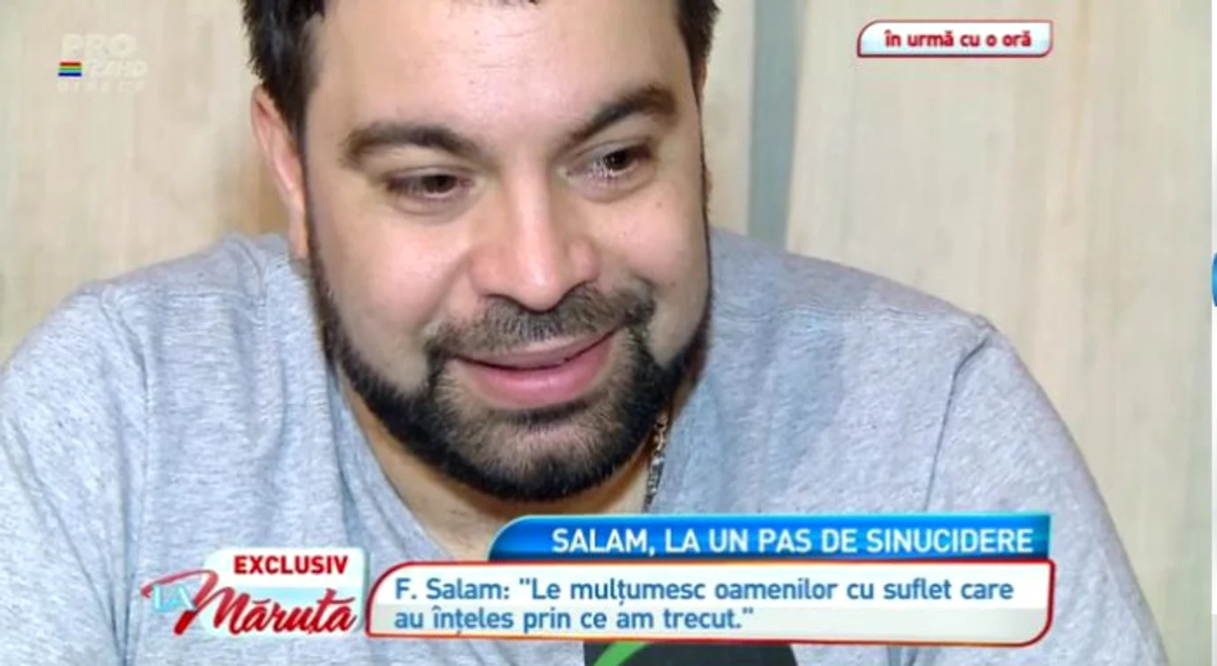 Florin Salam, ultimul interviu pe tema drogurilor