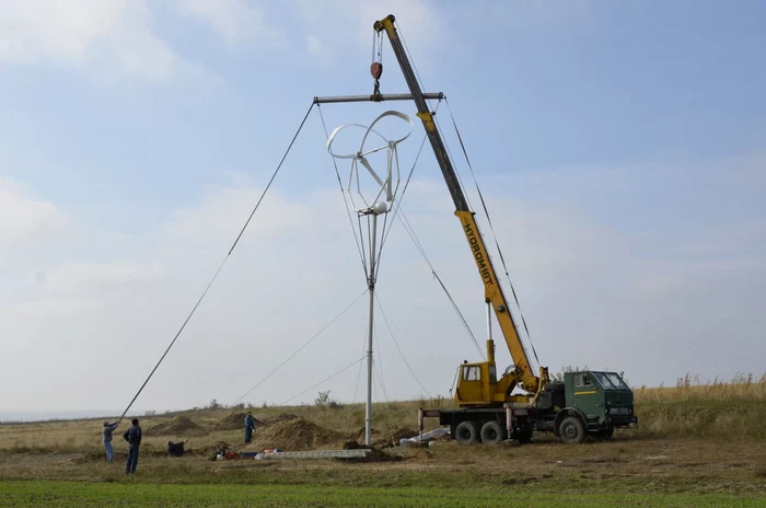 Turbina are o capacitate de 5 kWh, dar, spre deosebire de cele clasice, nu produce zgomot  FOTO: Digitech Electric