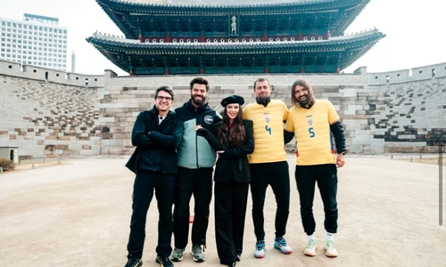 Echipele finaliste la Asia Express sunt cele formate din Alexandru Ion – Ștefan Floroaica și Gabriel Tamaș și Dan Alexa Foto: antena 1