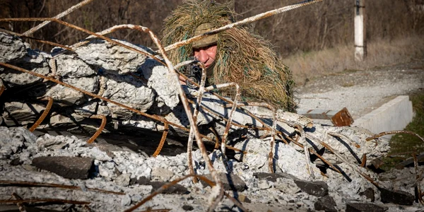  Soldat ucrainean în Soledar FOTO Profimedia 