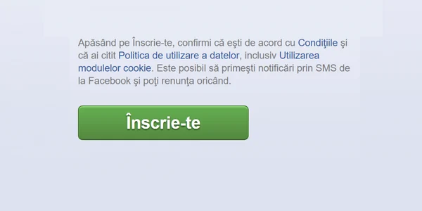 conditii utilizare facebook
