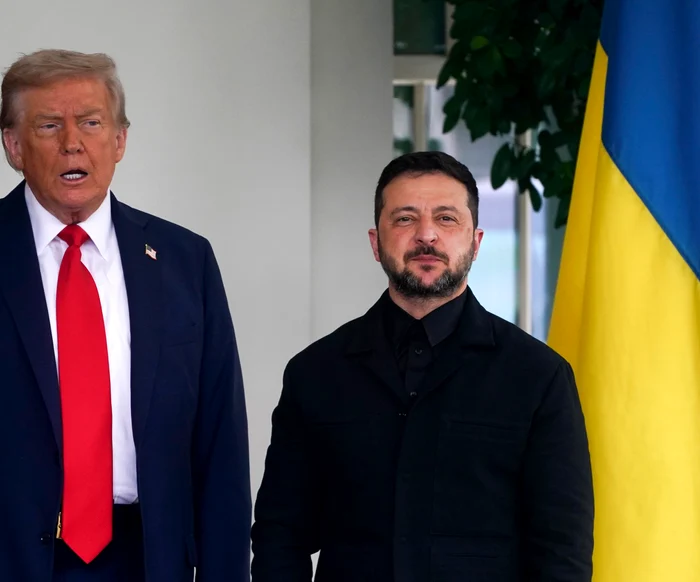 Donald Trump și Volodimir Zelenski/EPA/EFE