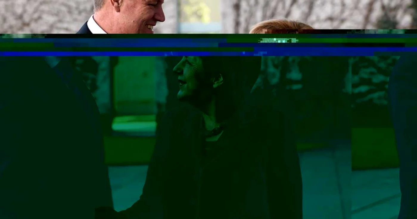 Preşedintele Klaus Iohannis şi cancelarul german Angela Merkel FOTO Presidency.ro