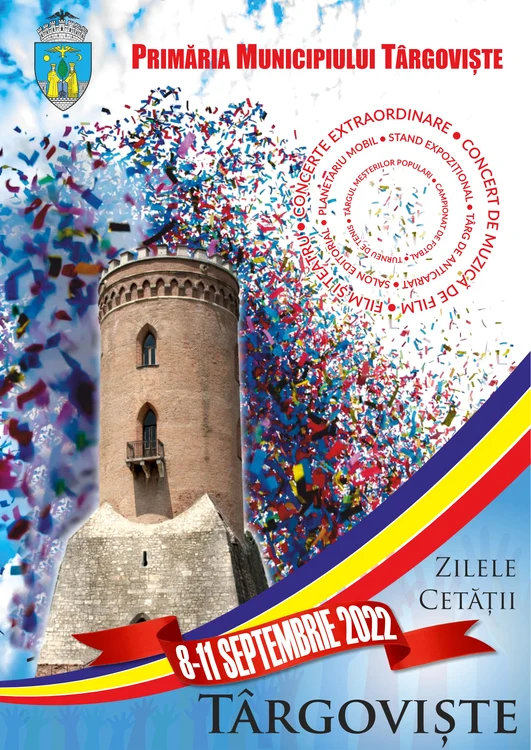 Zilele Cetății Târgoviște, 8-11 septembrie, 2022. FOTO Pmtgv