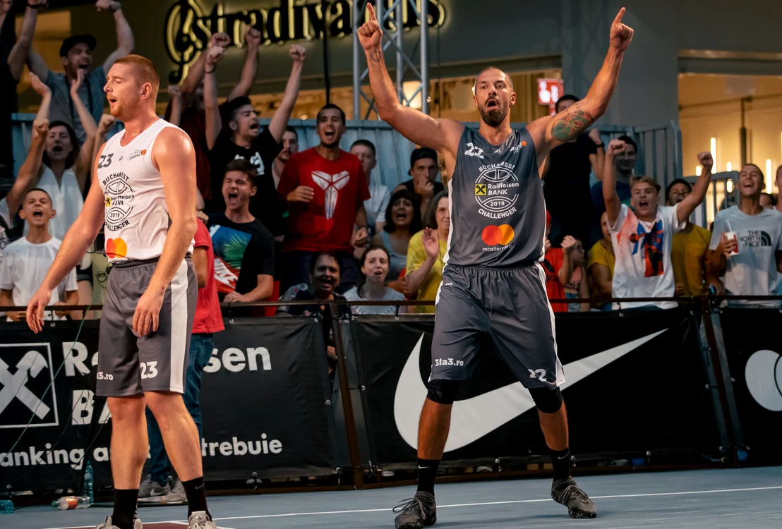 
    Virgil Stanescu a fost eroul echipei bucureștene la baschet 3x3  