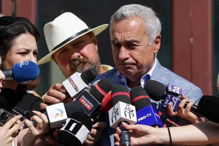 Călin Georgescu a semnat controlul judiciar la IPJ Ilfov FOTO: Inquam photos / Octav Ganea
