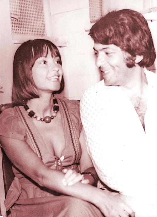 Alături de cel de-al doilea soţ, Marcel, care a murit în 1981