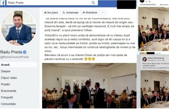 Ştirea falsă a fost promovată şi de senatorul PSD Radu Preda